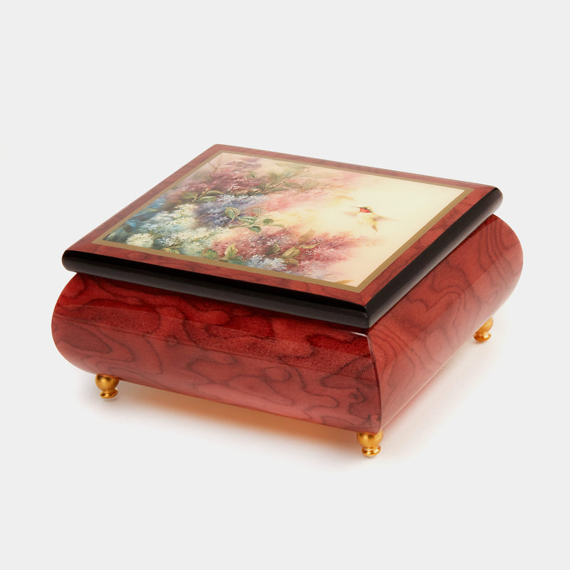 Music Jewellery Box with Motive of "Hummingbird and Lilacs"-ANTORINI®