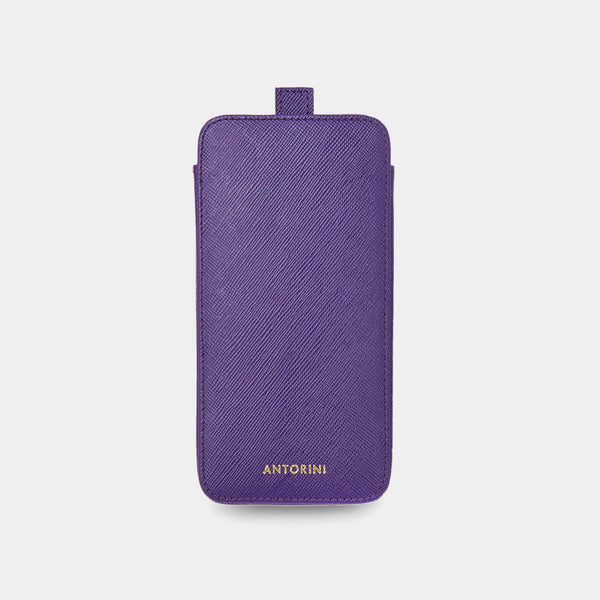 iPhone 8 Plus Case in Purple Saffiano-ANTORINI®