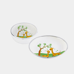 Children's Tableware Set, Porcelain, silver-plated-ANTORINI®