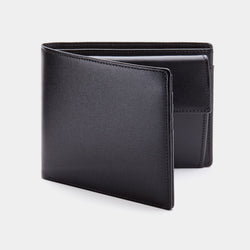 Men's Coin Wallet ANTORINI in Black Satin-ANTORINI®