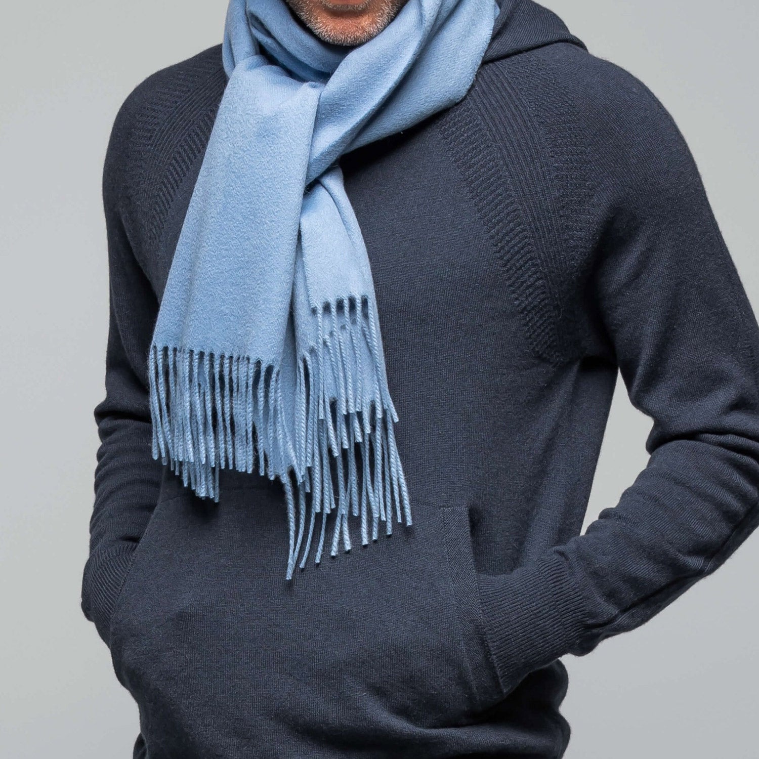 PCAMANDA Light Scarf - Cashmere Blue main image 1
