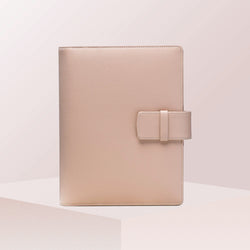 Leather A6 Agenda 2023 in Powder Pink Gritti Leather-ANTORINI®