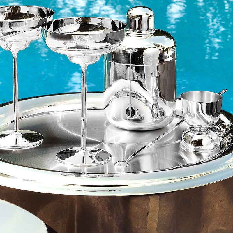 Cocktail Spoon Latón, Silver-plated Brass-ANTORINI®
