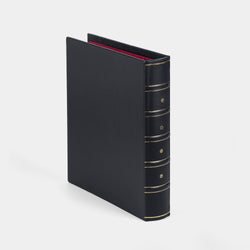 Luxury Leather Office A4 Ring Binder, Black-ANTORINI®