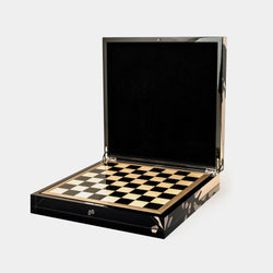 Chess in Black with World Map-ANTORINI®