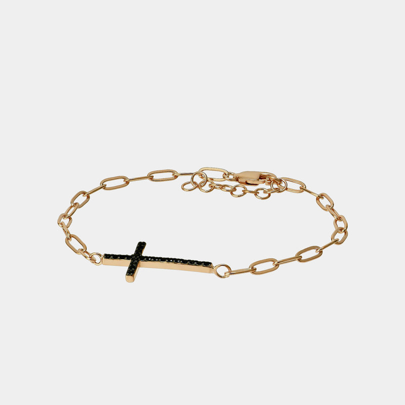 Cross bracelet for men silver cross charm black string Christian Catholic  gift | eBay