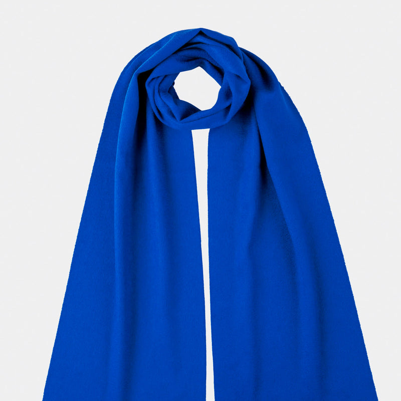 Merino Wool Scarf in Royal Blue-ANTORINI®