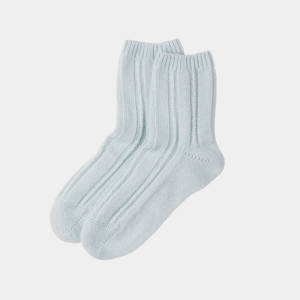 Women's Cashmere Socks, Blue-ANTORINI®