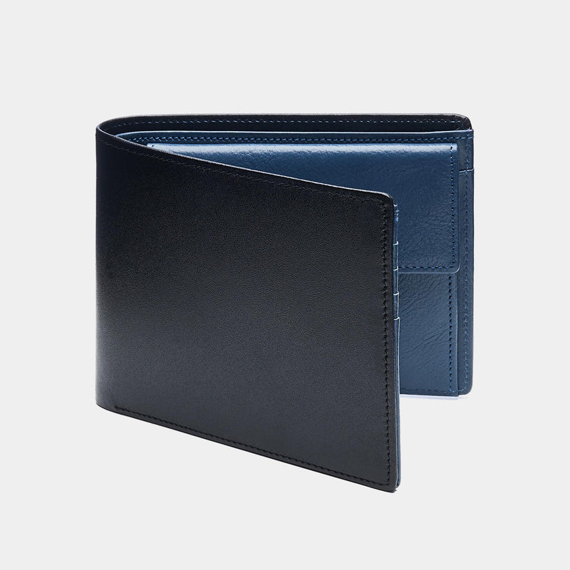Men's Wallet ANTORINI in Black and Blue-ANTORINI®