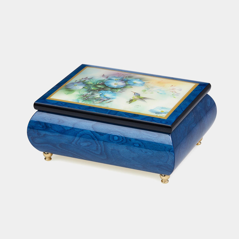 Music Jewellery Box with Motive of "The Violet Crowned Hummingbird"-ANTORINI®