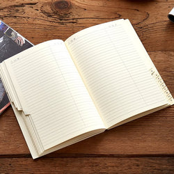 Multifunctional Leather A5 Journal/Diary and Note Pad in Satin-ANTORINI®