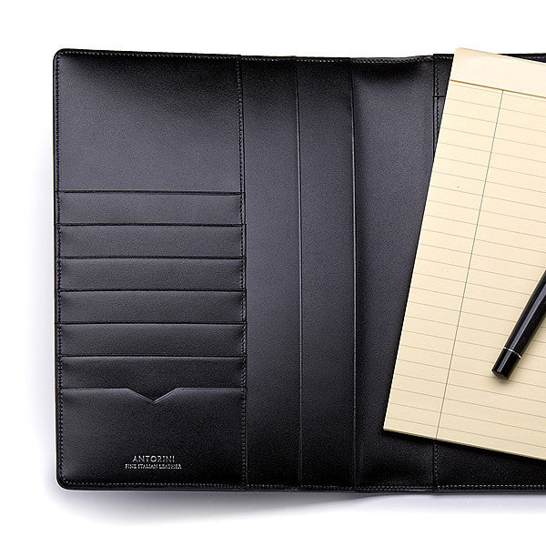 Leather A5 Padfolio in Satin with Note Pad-ANTORINI®