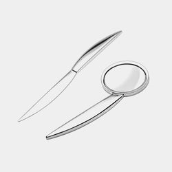 Magnifying Glass and Letter Opener Set, Silver-plated-ANTORINI®