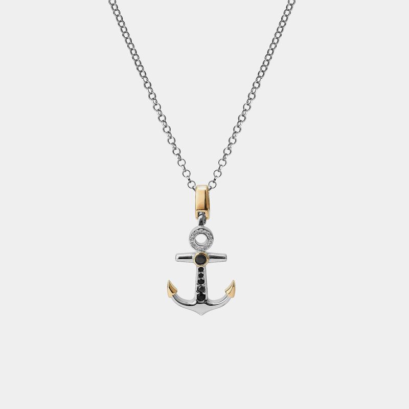 Silver Necklace Marine Anchor, Silver 925/1000, 5,1 g-ANTORINI®