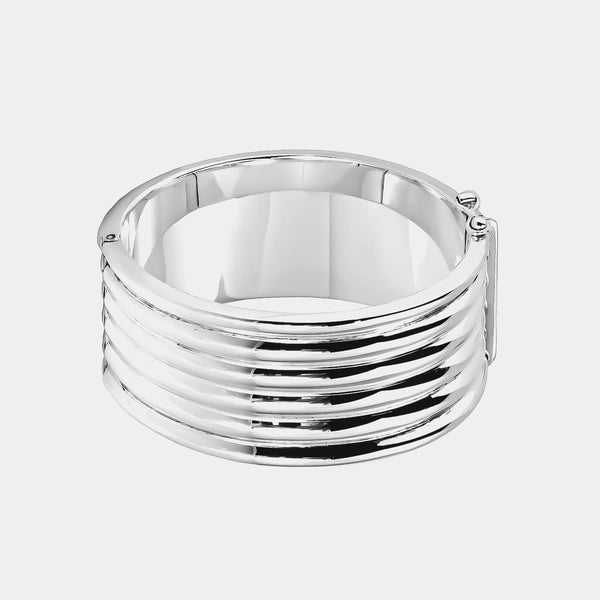 Silver Cuff Bracelet Circles, Silver 925/1000, 88 g-ANTORINI®
