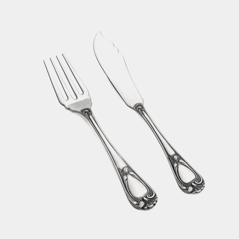 Silver Fish Cutlery, Corte Reale, Silver 925/1000, 112 g-ANTORINI®