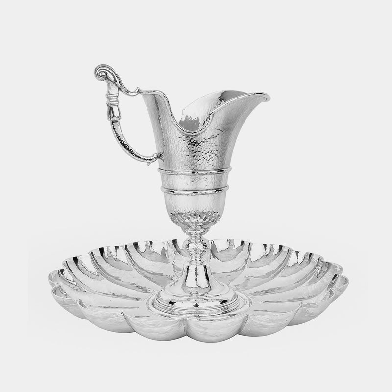 Silver Pitcher Antico with Tray, Silver 925/1000, 2200 g-ANTORINI®
