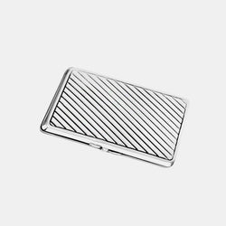 Metal Business Card Case, Silver-Plated ANTORINI Metal Business Card Case, Silver-Plated ANTORINI