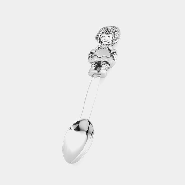 Silver Baby Spoon, Girl, sterling silver 925/1000, 35 g-ANTORINI®