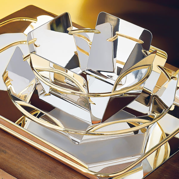 Modern Tray, silver-plated-ANTORINI®
