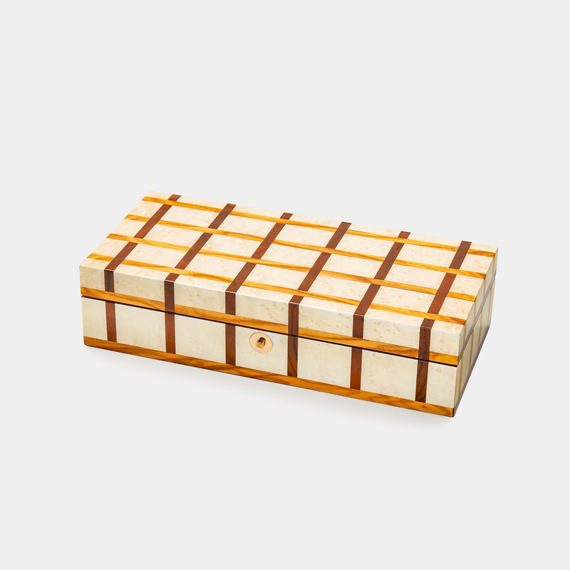 Small Jewelry Box in Off-White Glamour