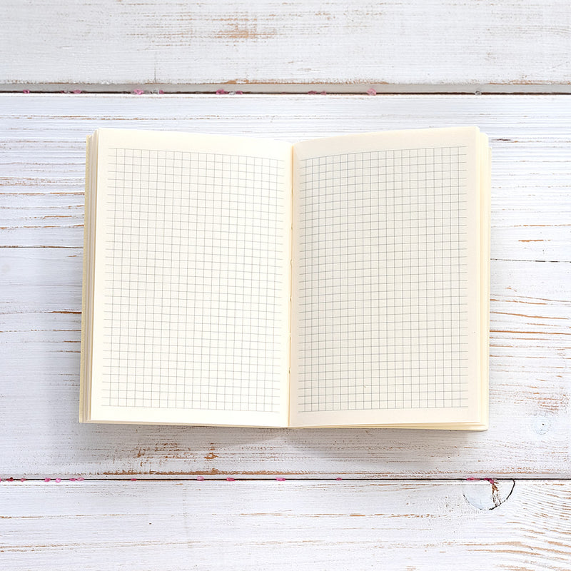 A6 Leather Pocket Diary in Silver and Ivory-ANTORINI®