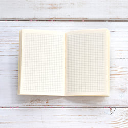 A6 Leather Pocket Diary/Journal in Purple and Lilac-ANTORINI®