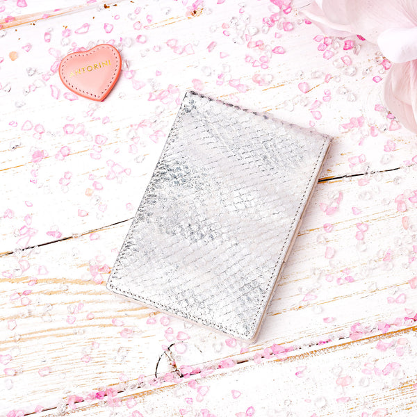 Pocket Memo Pad in Silver and Ivory-ANTORINI®