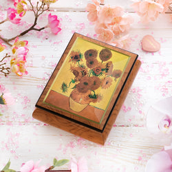 Music Jewellery Box with Motive of "Sunflowers"-ANTORINI®