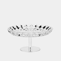 Glass Sweets Stand with Silver-plated Decorations-ANTORINI®