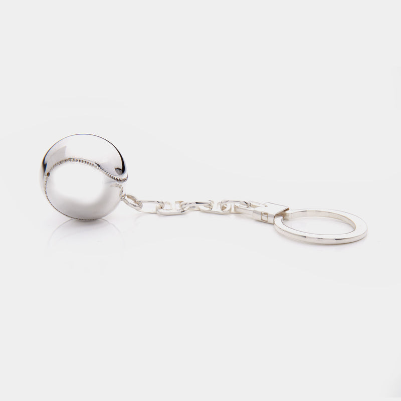 Silver Tennis Ball Keyring, silver 925/1000, 25 g-ANTORINI®