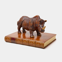 Paperweight with Rhinoceros-ANTORINI®