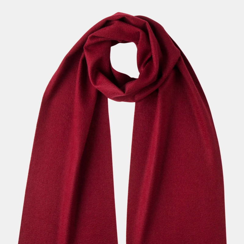 Classic Cashmere Scarf, Burgundy-ANTORINI®