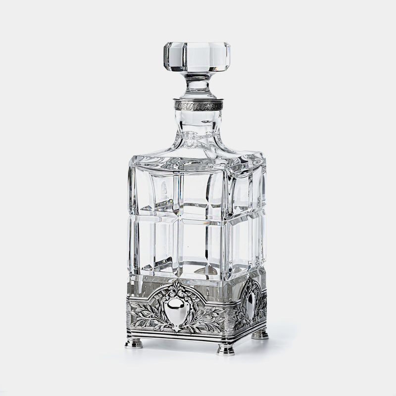 Crystal Carafe Wien, Silver-Plated Decoration-ANTORINI®