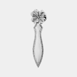 Silver-plated bookmark four-leaf clover for good luck-ANTORINI®